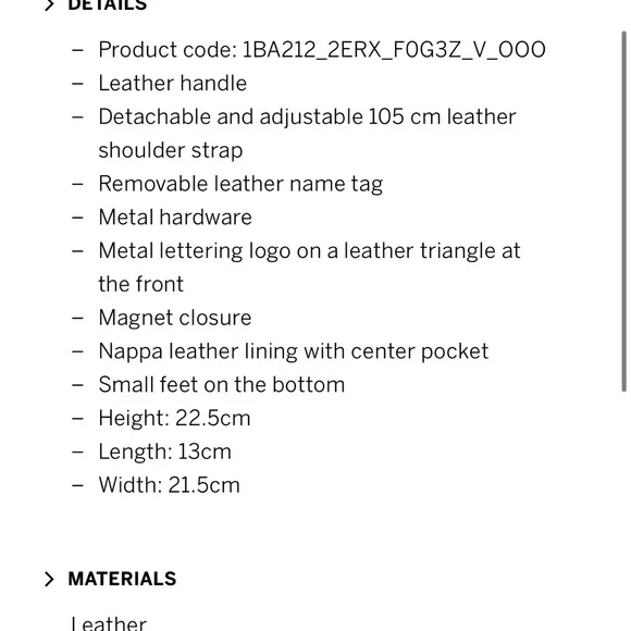 Authentic Prada saffiano leather panier bucket bag - Picture 16 of 17